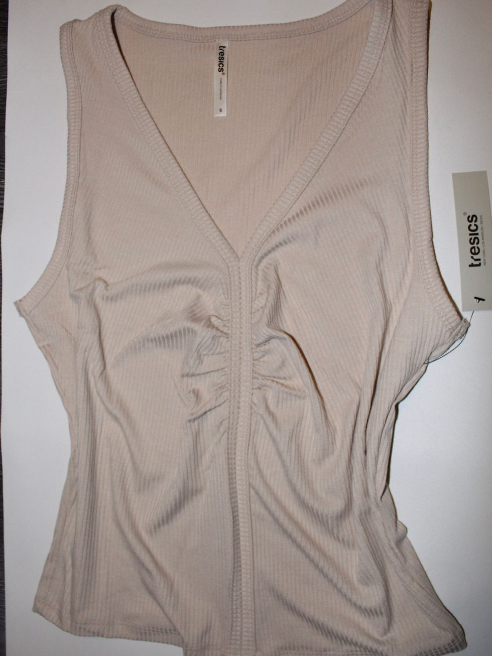 Thumbnail: Daily Ruched Front V-Neck Tank Top