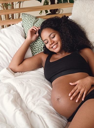 Smiling Pregnant Woman