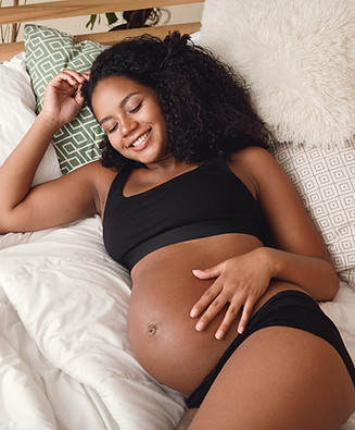 Smiling Pregnant Woman