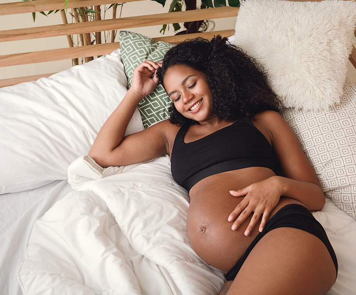 Smiling Pregnant Woman