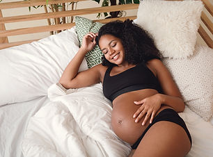 Pregnant Woman Relaxing