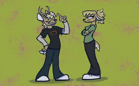 Deer Siblings