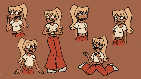 Expression Sheet Raegan