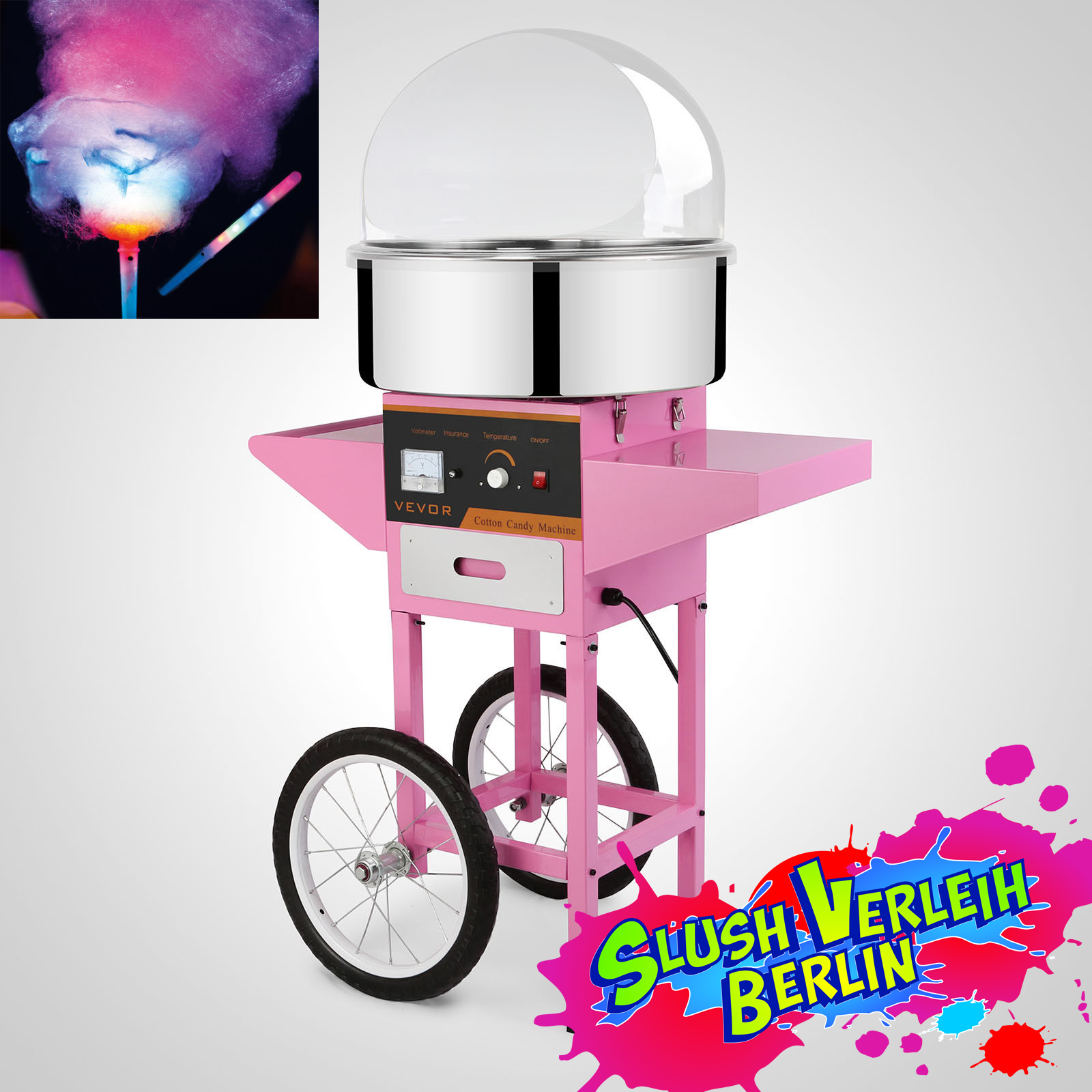 Diheohg Zuckerkopf Für Zuckerwattemaschine - 220V Aluminium