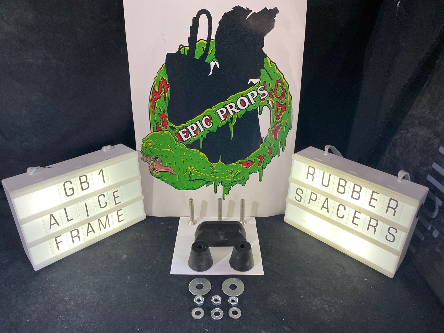 Alice Pack Frame Spacers for Ghostbusters Proton Pack.