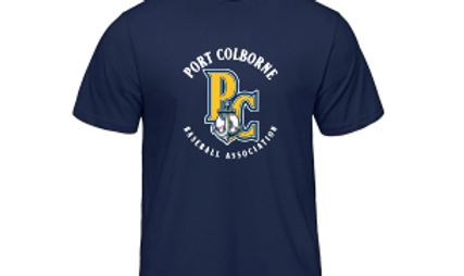 Port Colborne Minor Baseball "PC" Tee