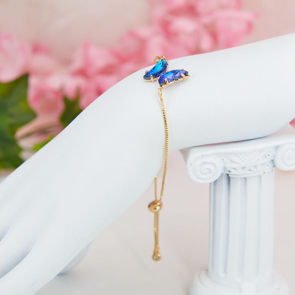 Miniature : BRACELET PAPILLON CRISTALLISÉ