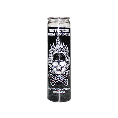 Protection From Enemies 7 Day Candle (Black)