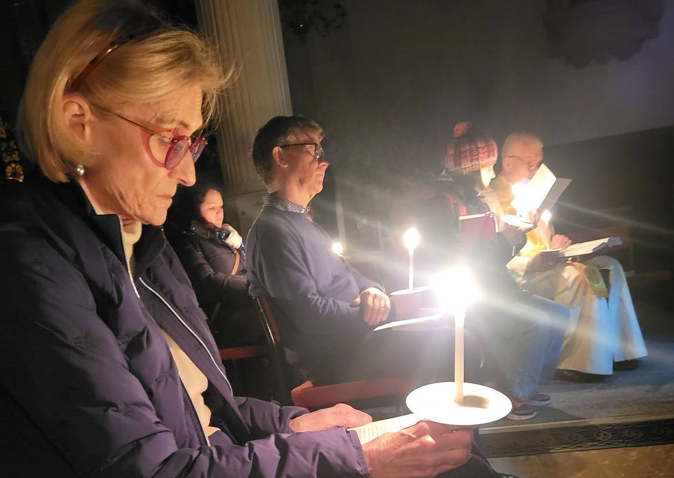 Easter Vigil Service at St Anne's Lutheran Church in London