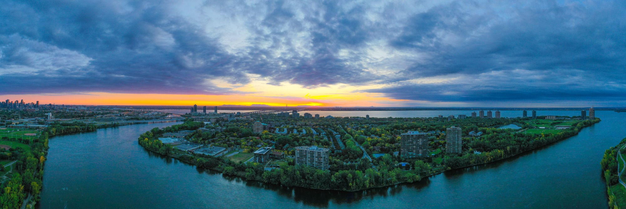 Lever de soleil sur l'Île des Soeurs