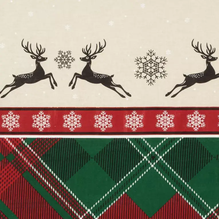 Miniaturbild: Weihnachtliches Bettwäscheset mit AUSTIN CHOCK-Motiv.