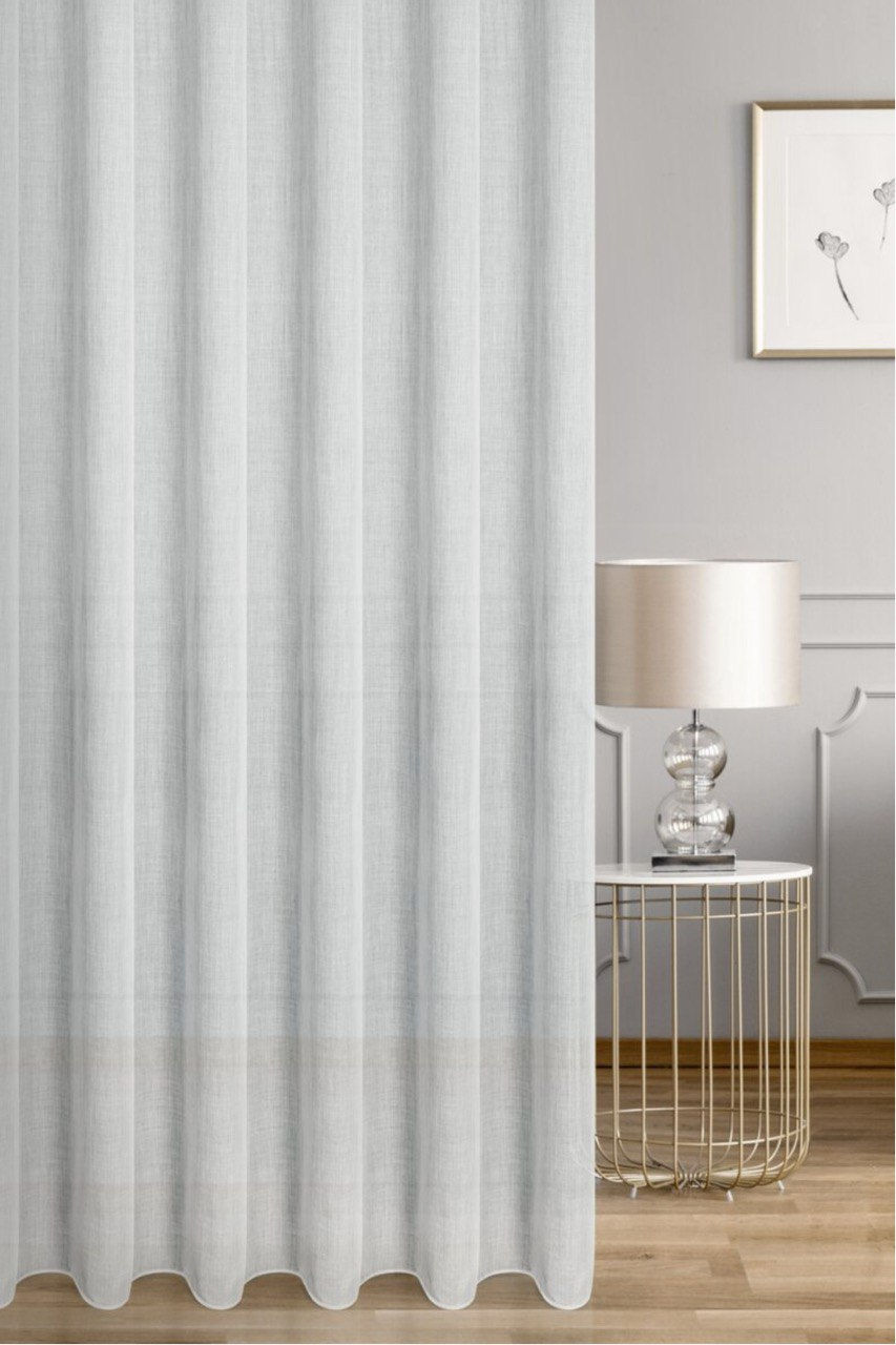 Thumbnail: Home H204 3,8/Curtain in eco-style, gray color.