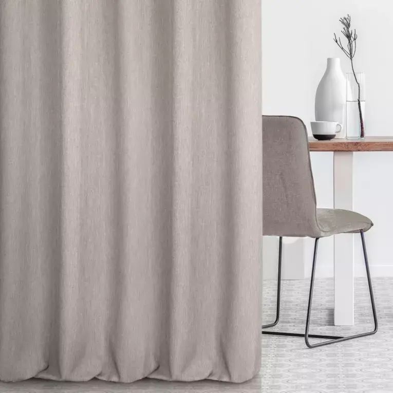 Thumbnail: P248/2.3 Soft fabric curtain with a melange effect 140 x 250 cm, 8 cm tape 1:1.5