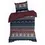 Thumbnail: Christmas bedding set 140x200 cm with a Scandinavian-style print SKANDY.