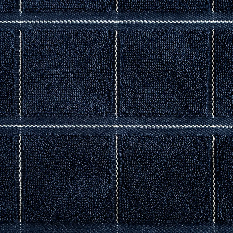 Thumbnail: 50x90 cm, towel with embossed check pattern, 550 g/m2