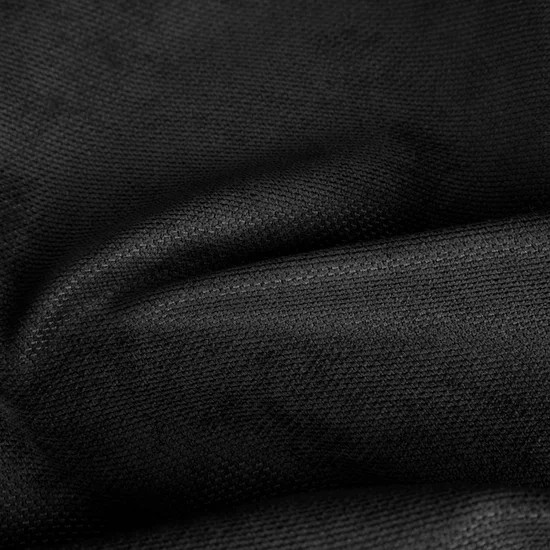 Thumbnail: Salony/S103 10,12,14-17/Fabric with velvet structure in the color "Black Night"