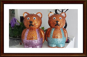 Mädchen und Jungen Teddy