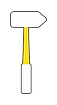sledge hammer icon, representing our demolition and preparation services