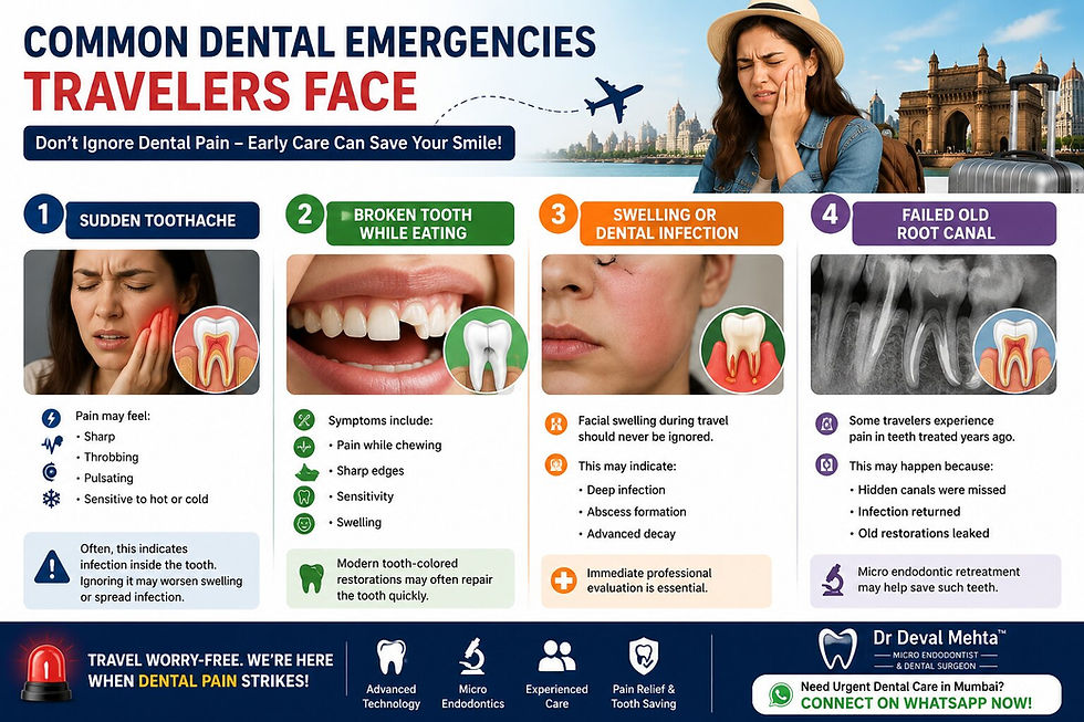 Common dental emergencies for travelers
