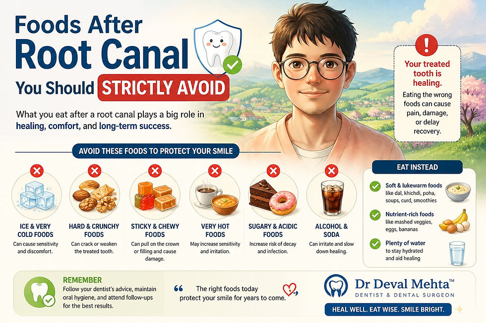 Foods to avoid after root canal -1