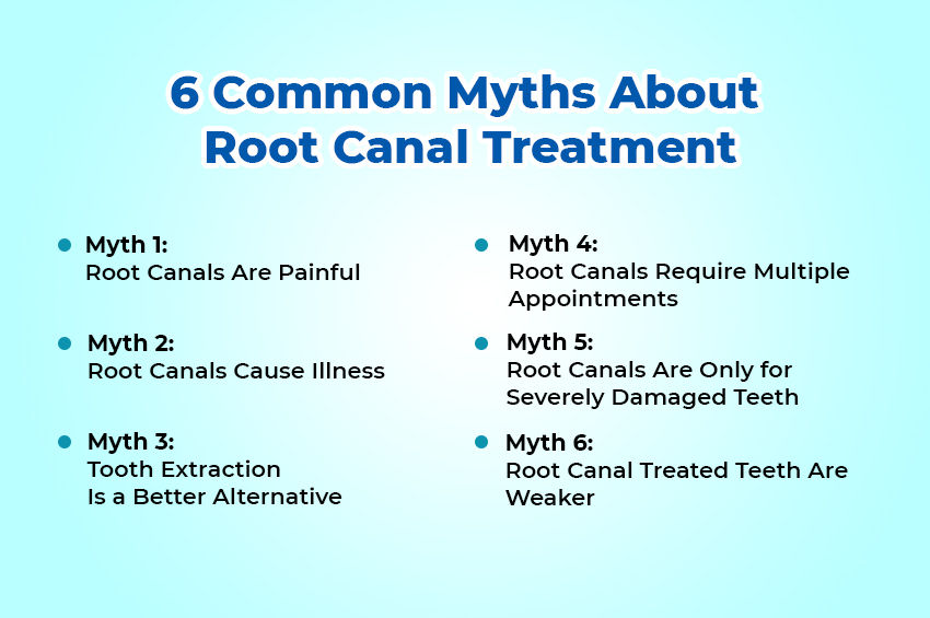 common myths about root canal