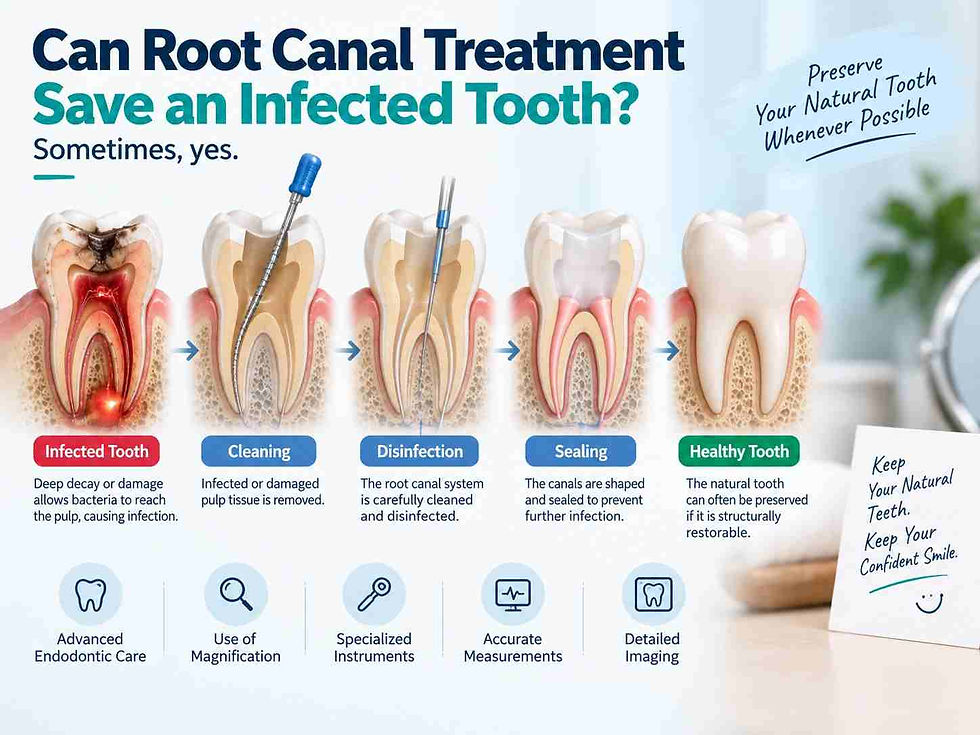 Can Root Canal Treatment Save an Infected Tooth