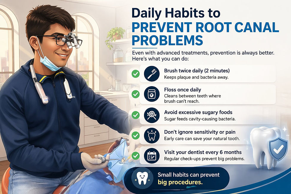 Daily habits for healthy teeth