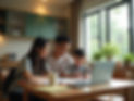 a_highly_detailed_ultra-wide-angle_photorealistic_image_capturing_a_singaporean_familyboth