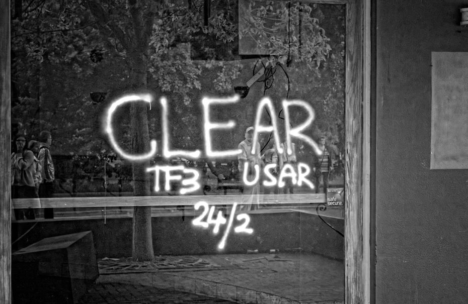 Christcurch Red Zone 2 B&W