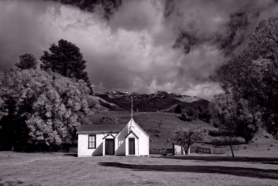 Cardrona Church B&W