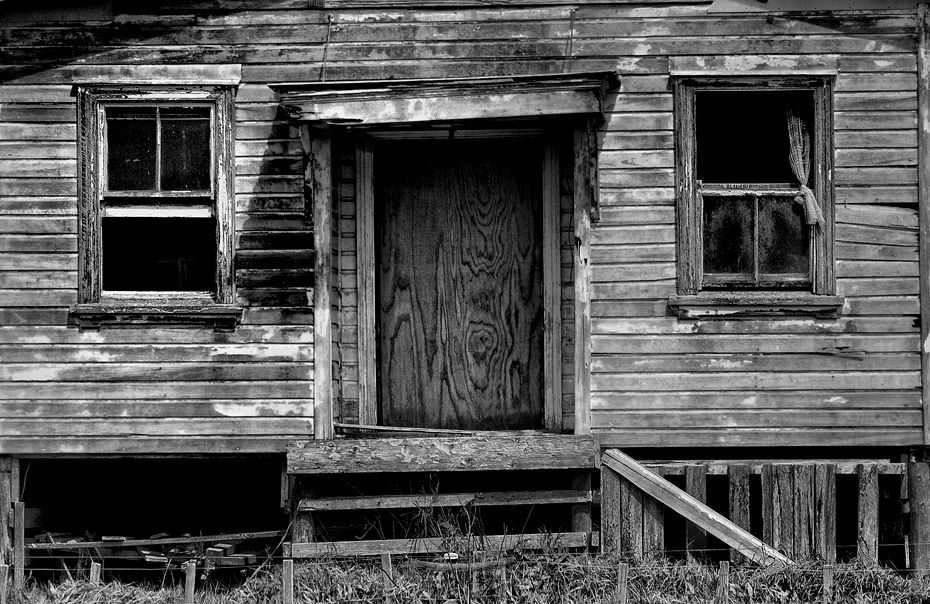 Shed door 2 B&W