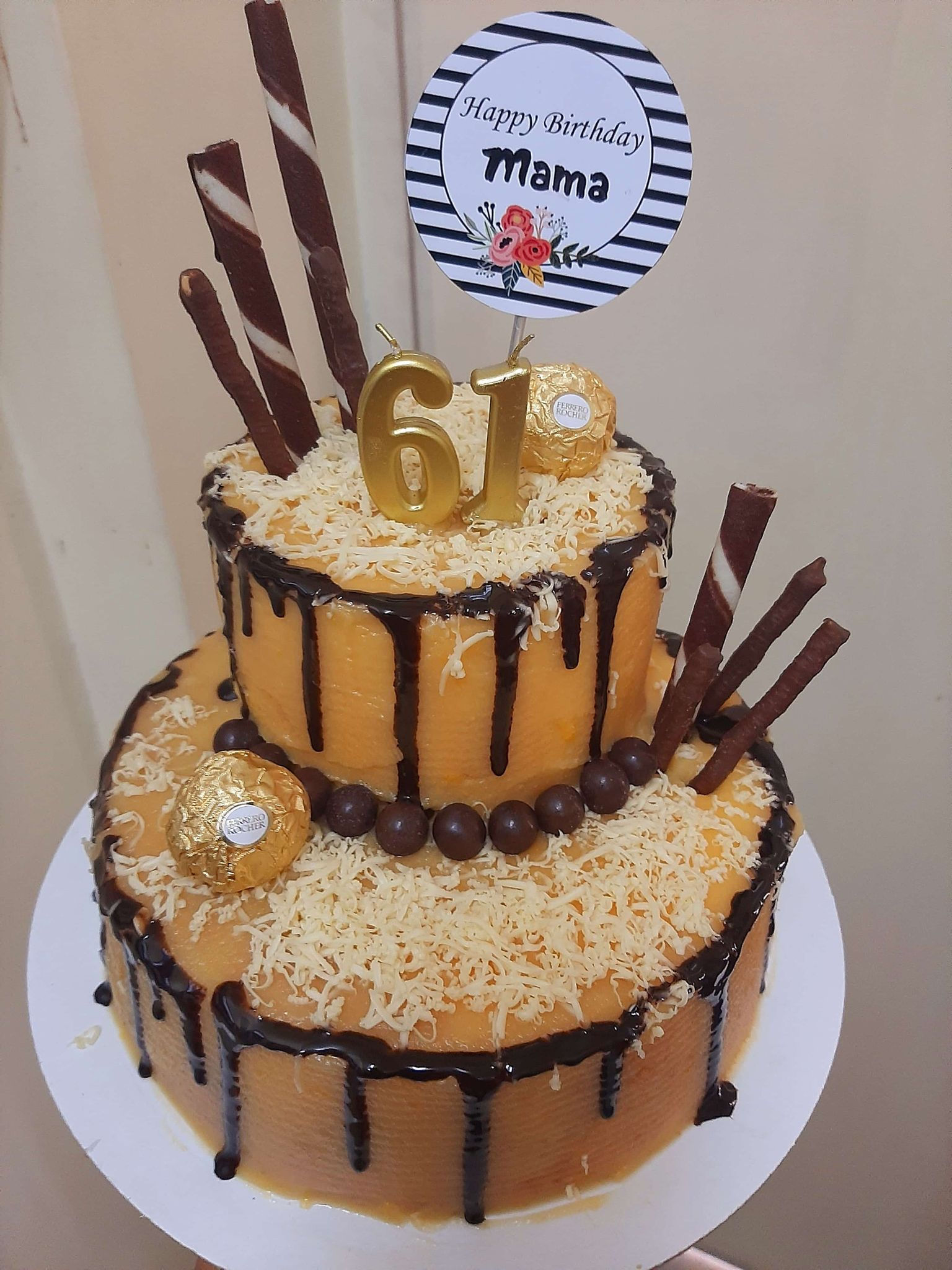 Choco Yema carmelized Cake