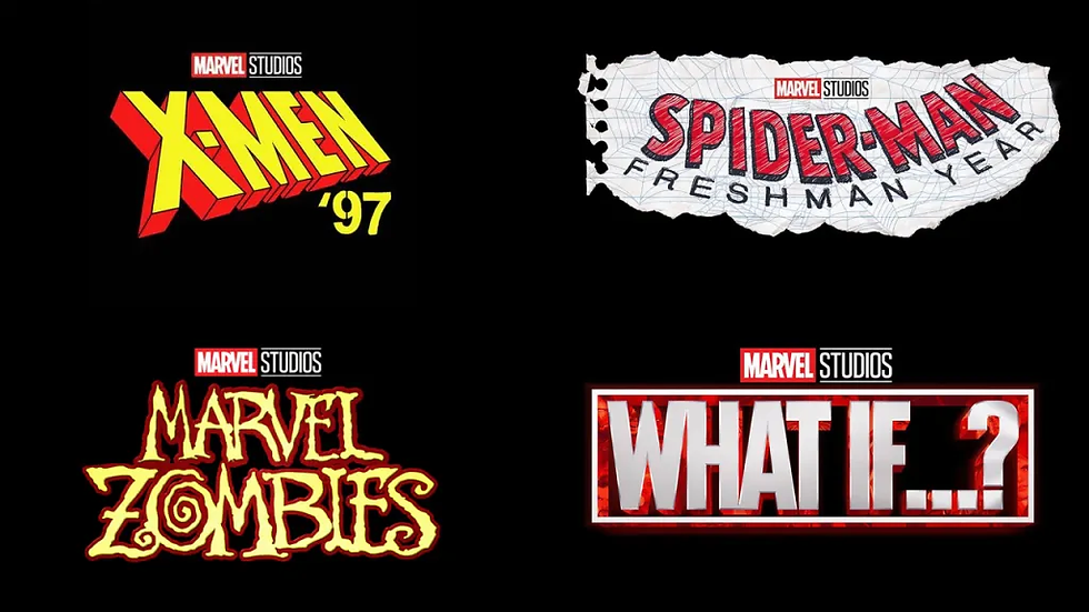 A list of Marvel Studios animation projects announced at San Diego Comic-Con 2022