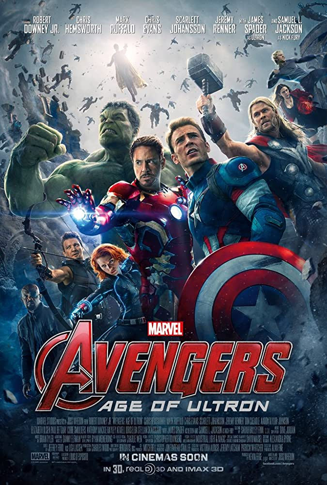 movie poster for Avengers: Age of Ultron
