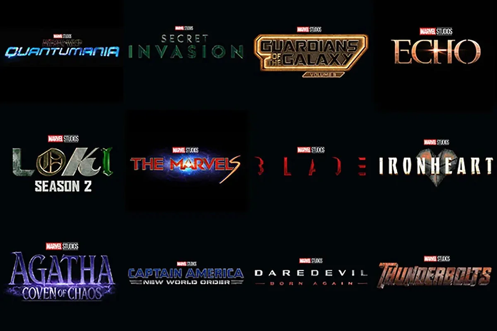 A list of projects for Marvel Studios Phase 5 from San Diego Comic-Con 2022