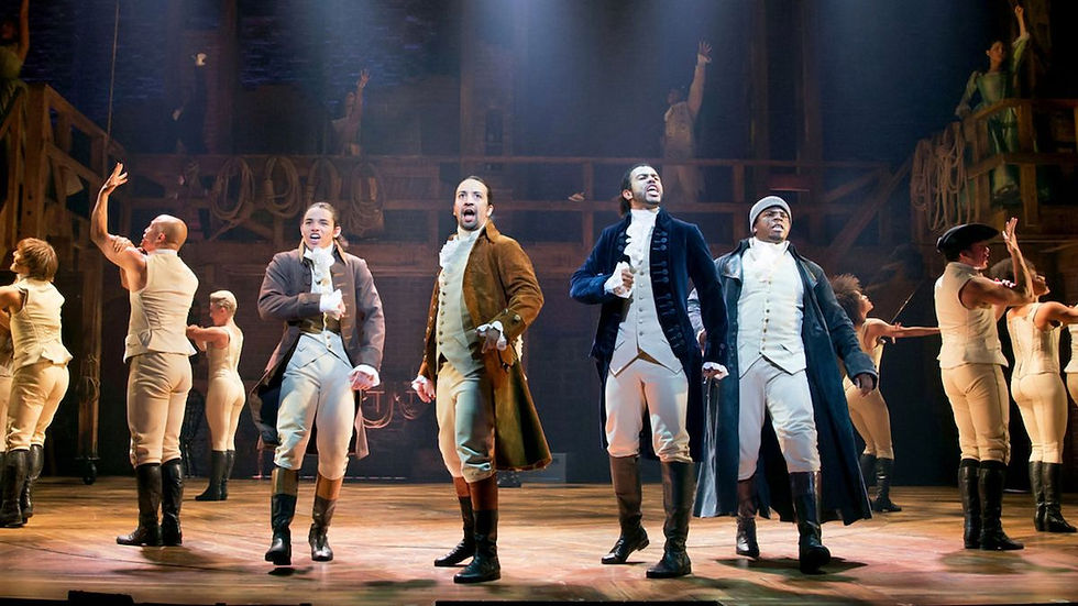 Original Broadway cast of Hamilton on Disney+