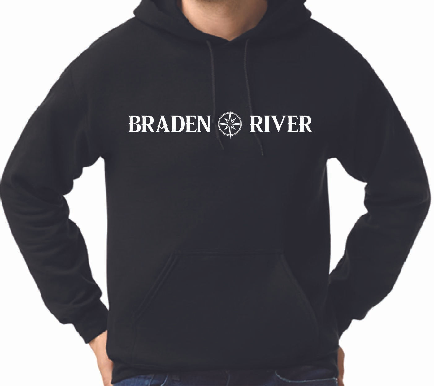 BR Compass Black Hoodie