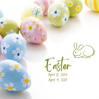 A calendar with highlighted dates to avoid for weddings in 2024 and 2025, including holidays and significant events.