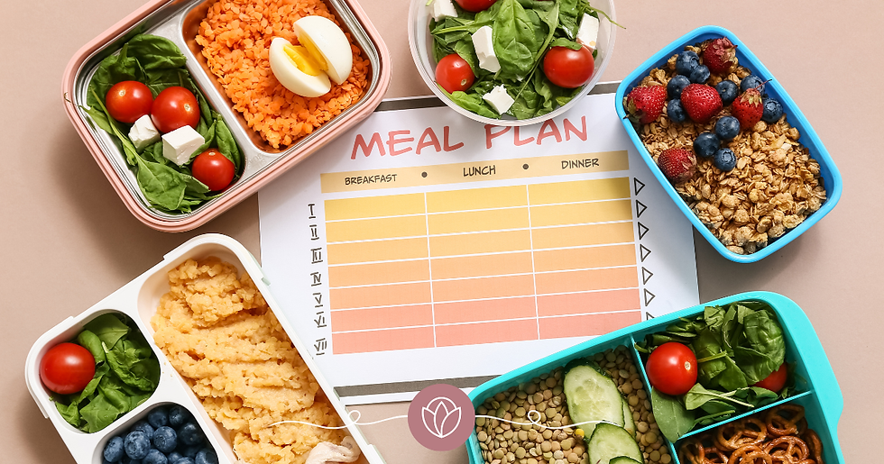 Back to School Meal Planning