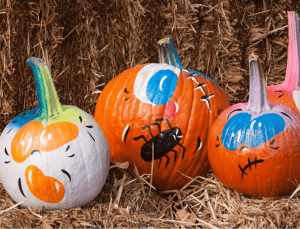 painted pumpkins