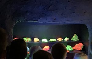 Earthaven Museum glowing rocks