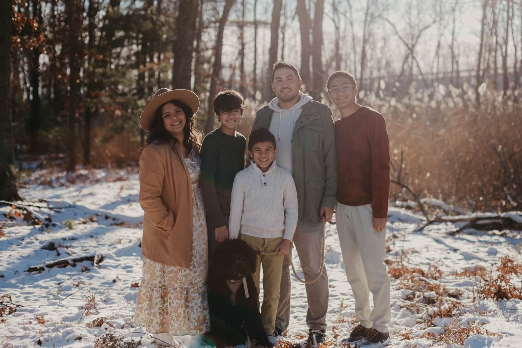 Raising Men Family Picture