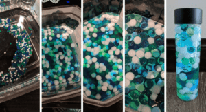 Water bead calming jar