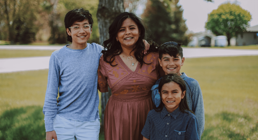 un-perfect mom and her 3 sons