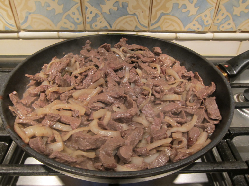 Cooked Venison & Onions