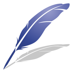 Blue feather