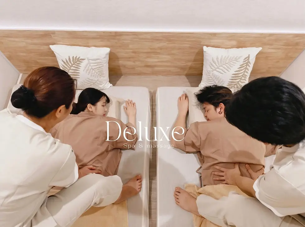 東京都墨田区錦糸町 タイ古式マッサージ デラックス スパ&マッサージ Deluxe Spa & Massage Thai Massage Kinshicho Sumida Tokyo オイルマッサージ アロマオイル リンパ セラピスト タイマッサージ 足つぼマッサージ アロマホットオイル