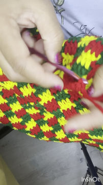 Thumbnail: Rasta Pasta- baby blanket 