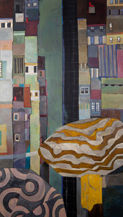 Yellow Coat - 160x90cm