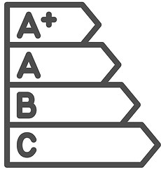 energy-efficiency-bands-line-icon-monito